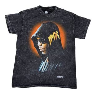DMX Graphic Tee Acid Wash Black Legends Apparel NWOT Unisex M